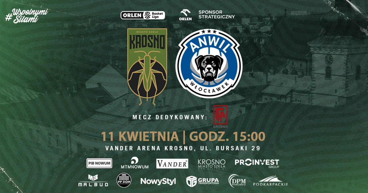 Miasto Szkła Krosno vs Anwil Włocławek